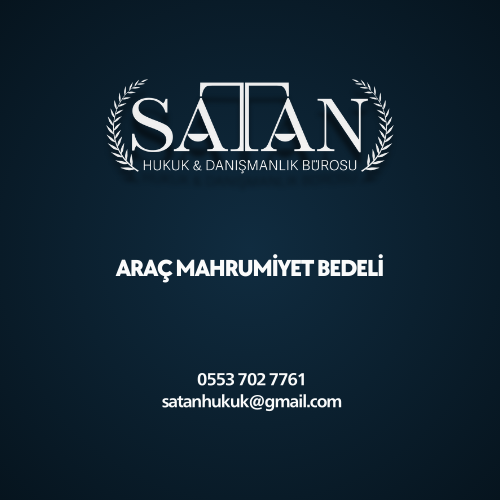 Araç mahrumiyet bedeli başvurusu yapan kişi