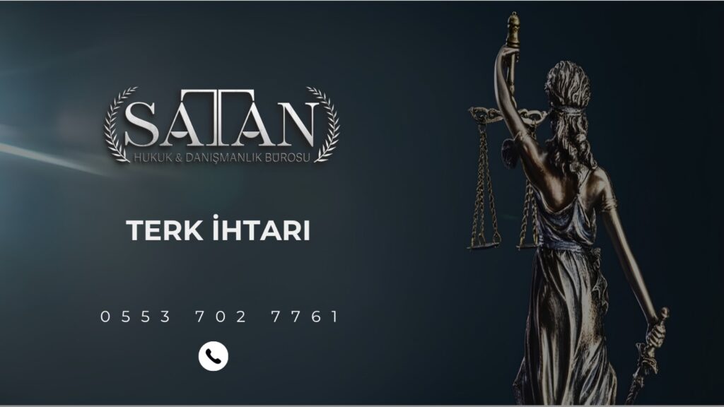 Terk ihtarında anahtarın bırakıldığı yerin gösterilmesi gerekliliği