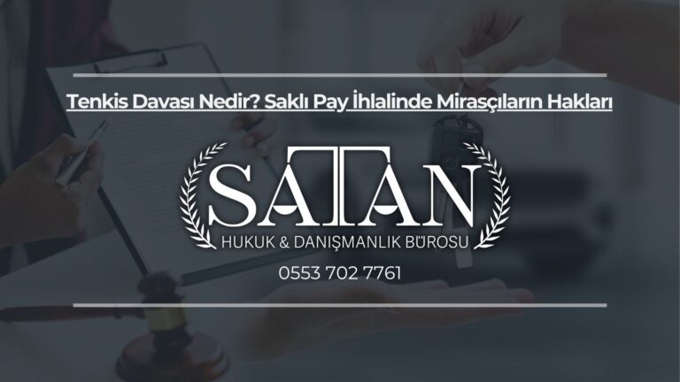 Tenkis davası ile mirasçıların haklarını ve saklı pay ihlali durumlarını açıklayan infografik