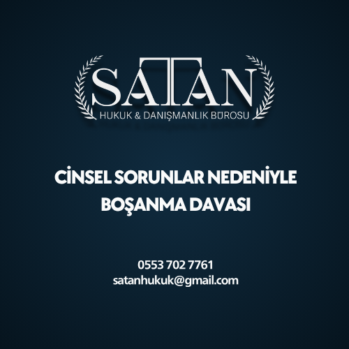 Cinsel sebeplerle boşanma davası yürüten avukat