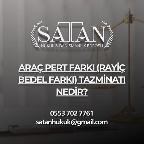 Bir aracın rayiç bedelinin hesaplanmasını gösteren grafik ve belge görseli.