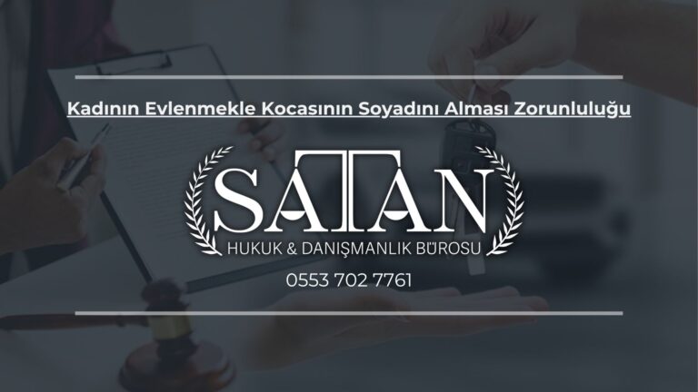 Boşanmada soyadı hakkını anlatan hukuk temalı bilgilendirici görsel