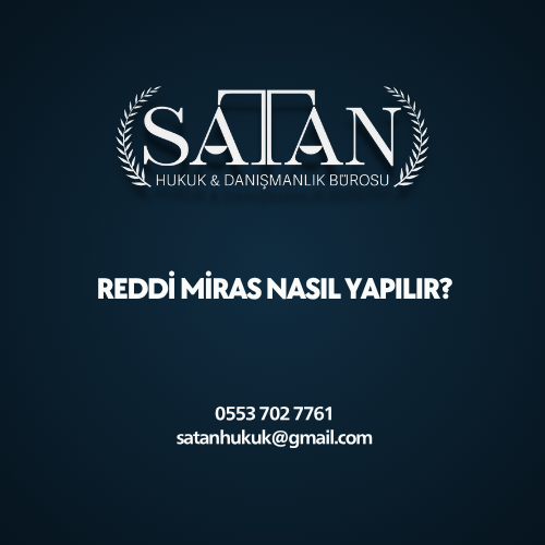 Reddi miras süresi ve 3 aylık yasal başvuru zaman dilimini anlatan takvim görseli.